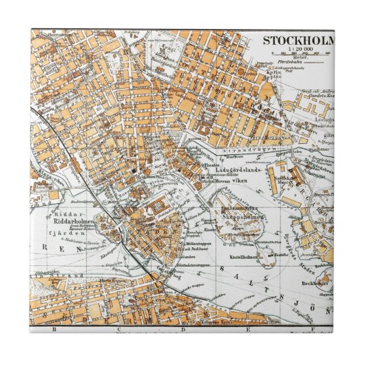 Stockholm Tegeltje (Voorkant)