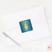 Stockholm Vierkante Sticker (Envelop)