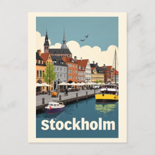Stockholm Zweden Briefkaart