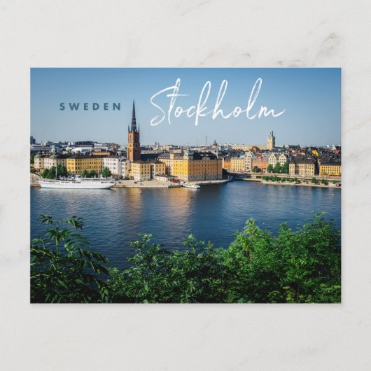Stockholm, Zweden Briefkaart (Voorkant)