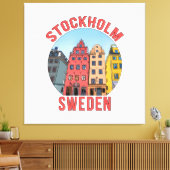 Stockholm Zweden Canvas Afdruk (Insitu (Woonkamer))