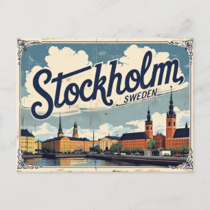 Stockholm Zweden de Noordse Hoofdstad van Eleganti Briefkaart