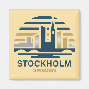 Stockholm Zweden Europa Magneet