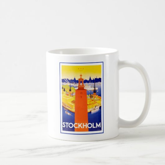Stockholm Zweden Koffiemok (Rechts)