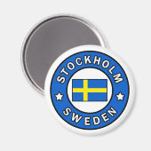 Stockholm Zweden Magneet (Voorkant / Achterkant)