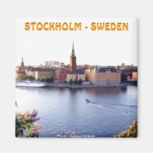 Stockholm - Zweden (Mojisola A Gbadamosi) Magneet