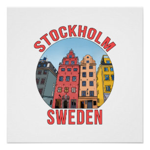Stockholm Zweden Perfect Poster