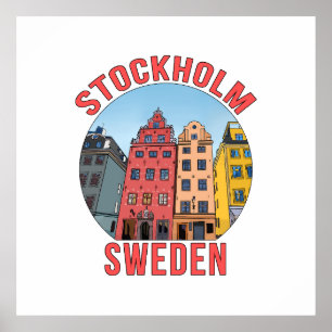 Stockholm Zweden Poster
