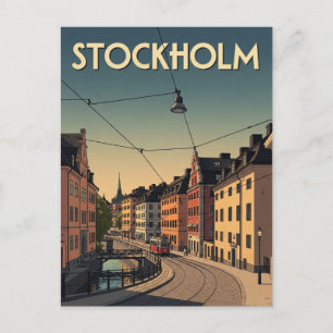 Stockholm Zweden Reizen Briefkaart