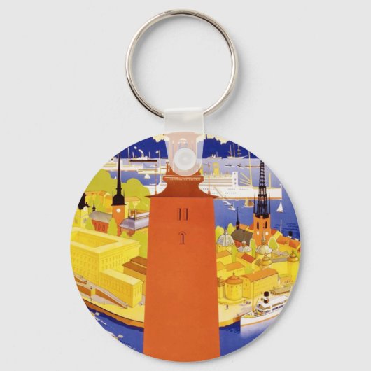  Stockholm Zweden Sleutelhanger (Voorkant)