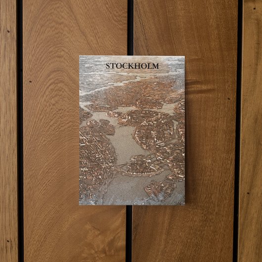 Stockholm Zweden Stad Uitzicht Sky Briefkaart