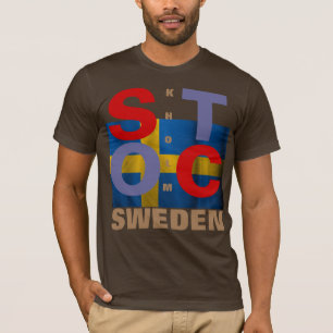 Stockholm Zweden T-shirt