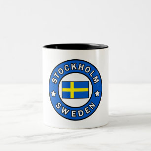 Stockholm Zweden Tweekleurige Koffiemok