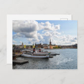 Stockholm Zweden uitzicht Briefkaart (Voorkant / Achterkant)