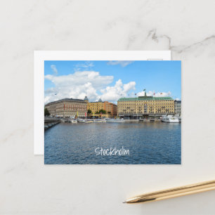 Stockholm Zweden uitzicht Briefkaart