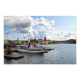 Stockholm Zweden uitzicht Foto Afdruk