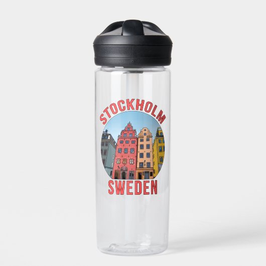 Stockholm Zweden Waterfles (Voorkant)