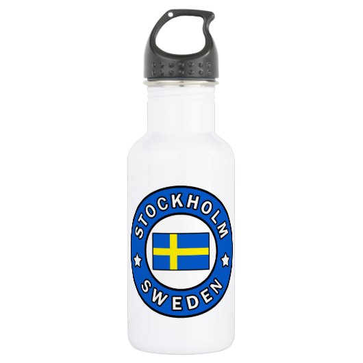Stockholm Zweden Waterfles (Voorkant)