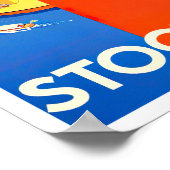 Stockholm Zweeds Poster van het klassieke reizen (Hoek)