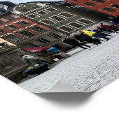 Stockholm Zweedse Gamla stan-foto Poster (Hoek)