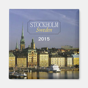 Stockholm Zweedse reisvriend Magnet - jaar Magneet