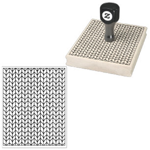 STOCKINETTE STEEK 4 "x5" Rubber Stempel / Verticaa