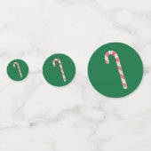 Stocking & Candy Cane Pattern Confetti (Voorkanten)