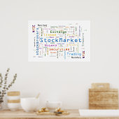 StockMarket Design Poster (Keuken)