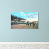 Stockparade in Montana State FairHelena, MT Canvas Afdruk (Insitu (Houten vloer))