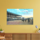 Stockparade in Montana State FairHelena, MT Canvas Afdruk (Insitu (Woonkamer))
