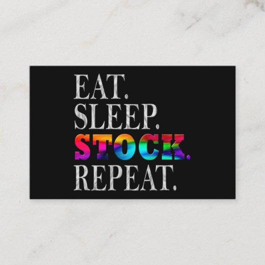 stocks stock market finance visitekaartje (Voorkant)