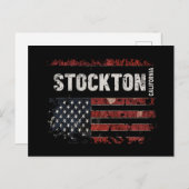 Stockton California Briefkaart (Voorkant / Achterkant)