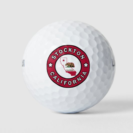 Stockton California Golfballen (Voorkant)