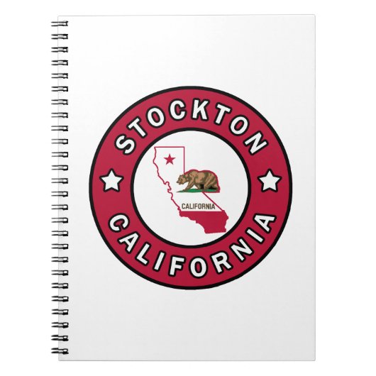 Stockton California Notitieboek (Voorkant)