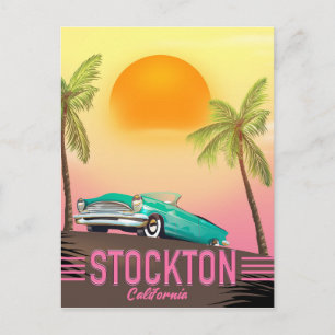 Stockton California USA Briefkaart