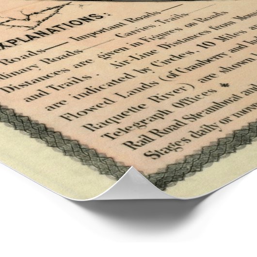 Stoddard Adirondacks 1883 Poster (Hoek)