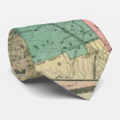 Stoddard's Map of the Adirondack Wilderness, 1883 Stropdas (Opgerold)