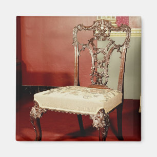 Stoel, Chippendale 'Director'-ontwerp, c.1760 Magneet