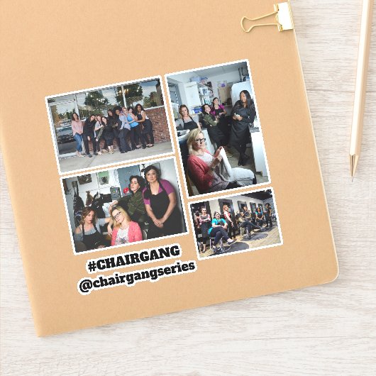 STOEL GANG seizoen twee sticker blad 2 (Notitieboek)