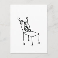 Stoel Lijntekening Kunst