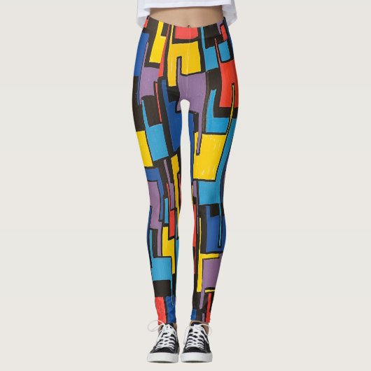 Stoel Stapelen Leggings (Voorkant)