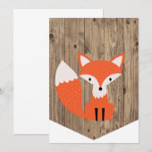 Stoel Verjaardag Banner Bosvos Kaart (Voorkant / Achterkant)