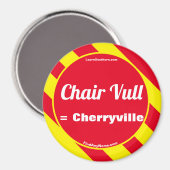 Stoel Vull = Cherryville magneet (Voorkant / Achterkant)