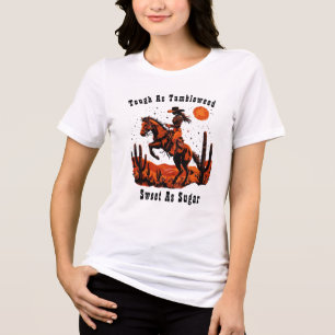 Stoer als Tumbleweed Shirt,  Zoet als Suiker Tri-Blend Shirt