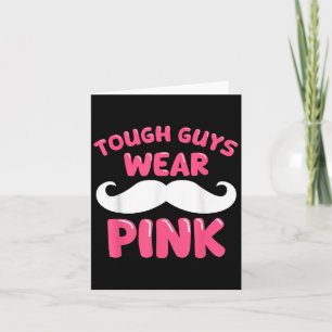 Stoere jongens Draag roze Mannen Husband Boys Kaart