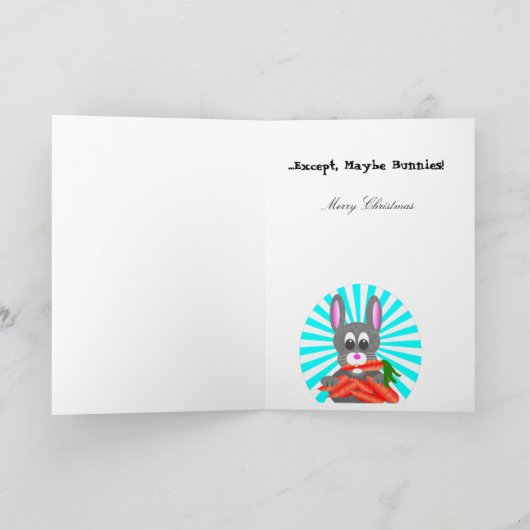 Stoere man sneeuwman feestdagen kaart (Binnen)