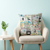 Stof applique rustieke tuin kussen (Stoel)