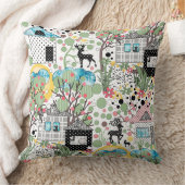 Stof applique rustieke tuin kussen (Deken)