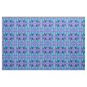 Stof - Blauwe Vlinder op Hydrangea (Yard (91,4 cm))