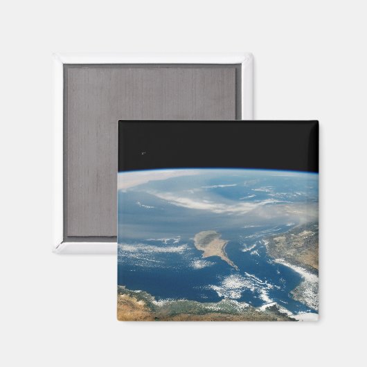 stof boven het middellandse-zeegebied en het Zee c Magneet (Voorkant / Achterkant)